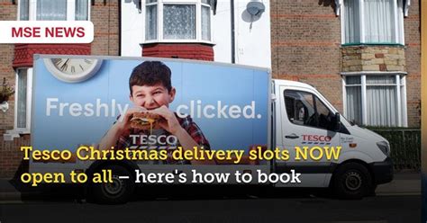 Tesco Christmas delivery slots now open for some.
